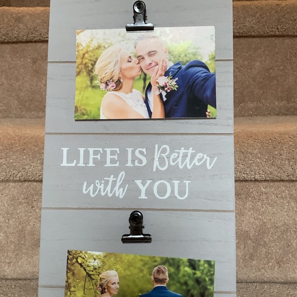 Life Is Better With You Unique Photo Stand by New View Gifts - Picture 2 of 6